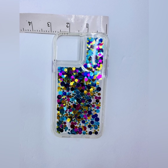 NWOB CaseMate Waterfall Iphone Case, Confetti Snow Globe effect - Picture 7 of 8